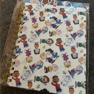 NIB Peanuts Spiral Notebook with all the Colorful Characters